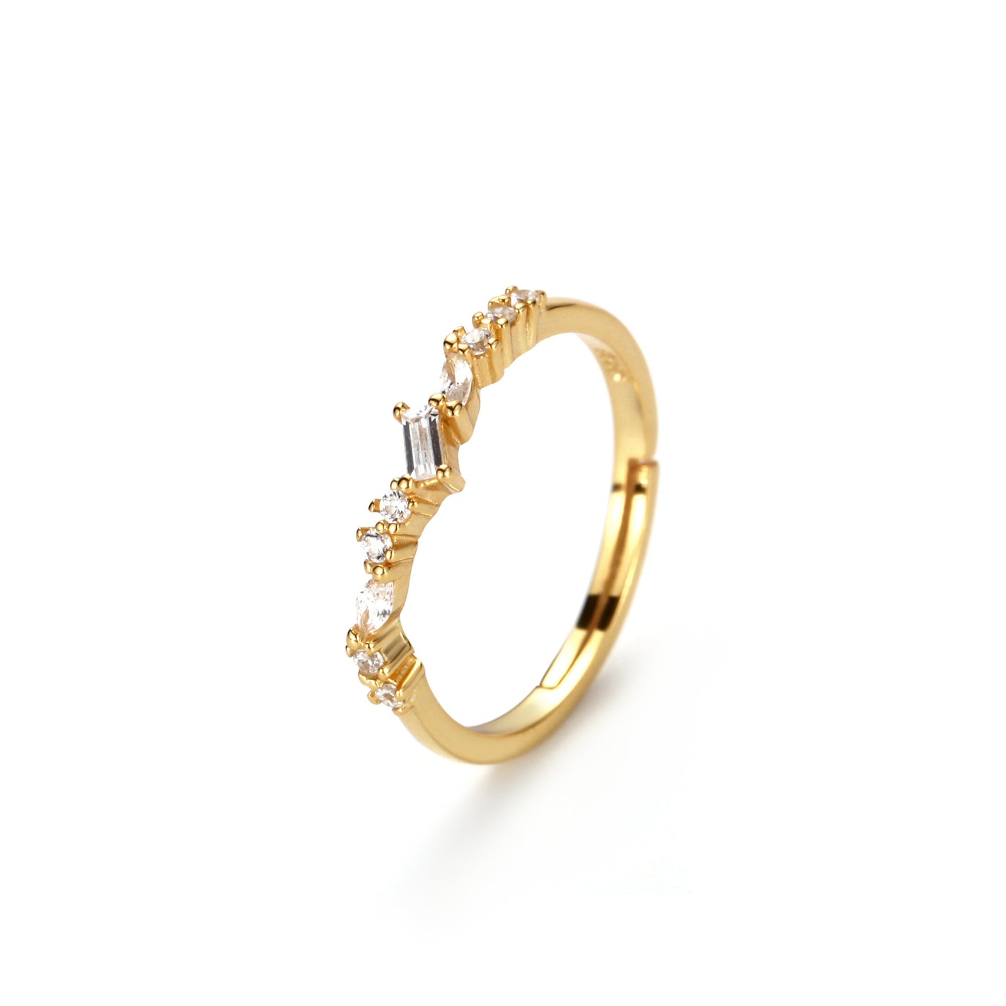 Women's Versatile Irregular Geometric Adjustable Ring