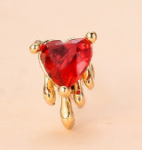 Women's Vintage Love Five-pointed Star Diamond Stud Earrings