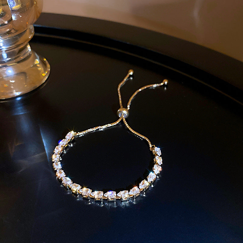 Creative Women's Fashion Versatile Zircon Bracelet