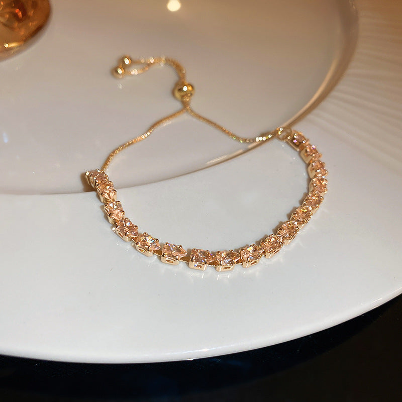 Creative Women's Fashion Versatile Zircon Bracelet