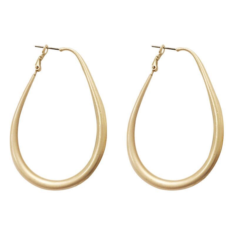 Matte French Style Internet Celebrity Women's Exaggerated Design Vintage Earrings