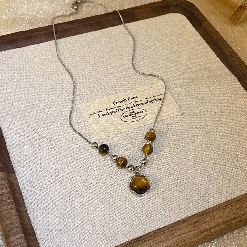 Sun Pendant Stainless Steel Necklace