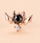 Women's Vintage Love Five-pointed Star Diamond Stud Earrings